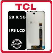 New Refurbished TCL 20 R 5G (T767H) IPS LCD Display Screen Assembly &Omicron;&theta;ό&nu;&eta; + Touch Screen Digitizer &Mu;&eta;&chi;&alpha;&nu;&iota;&sigma;&mu;ό&sigmaf; &Alpha;&phi;ή&sigmaf; Gray