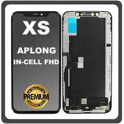 HQ OEM Συμβατό Με Apple iPhone XS, iPhoneXS (A2097, A1920) APLONG InCell FHD LCD Display Screen Assembly Οθόνη + Touch Screen Digitizer Μηχανισμός Αφής Black Μαύρο (Premium A+) (Lifetime Warranty Για Συνεργατες B2B​)
