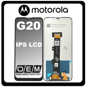 HQ OEM Συμβατό Με Motorola Moto G20 (XT2128-1, XT2128-2), IPS LCD Display Screen Assembly Οθόνη + Touch Screen Digitizer Μηχανισμός Αφής Black Μαύρο (Grade AΑA)