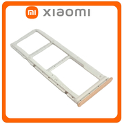 Γνήσια Original Xiaomi Redmi Note 12 4G, Redmi Note12 4G (23021RAAEG, 23021RAA2Y) SIM Card Tray + Micro SD Tray Slot Υποδοχέας Βάση Θήκη Κάρτας SIM Gold Χρυσό (Service Pack By Xiaomi)