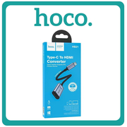 Hoco HB21 Μετατροπέας USB-C Male - HDMI Female Gray Γκρι