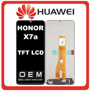 HQ OEM Συμβατό Με Honor X7a 4G (RKY-LX1, RKY-LX2) TFT LCD Display Screen Assembly Οθόνη + Touch Screen Digitizer Μηχανισμός Αφής Black Μαύρο (Premium A+)
