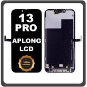 Γνήσια Original For Apple iPhone 13 Pro, iPhone 13Pro (A2638, A2483) APLONG LCD Display Screen Assembly Οθόνη + Touch Screen Digitizer Μηχανισμός Αφής Black Μαύρο (Lifetime Warranty Για Συνεργατες B2B​)