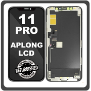 iPhone 11 Pro , iPhone 11Pro (A2215, A2160) APLONG LCD Display Screen Assembly Οθόνη + Touch Screen Digitizer Μηχανισμός Αφής Matte Space Gray Μαύρο (Ref By Apple) (Lifetime Warranty Για Συνεργατες B2B​)