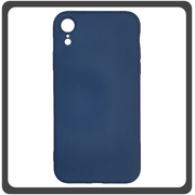 Θήκη Πλάτης - Back Cover, Silicone Σιλικόνη Ultra Thin Feather Dark Blue Μπλε For iPhone XR