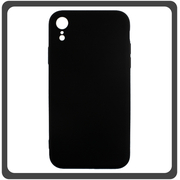 Θήκη Πλάτης - Back Cover, Silicone Σιλικόνη Ultra Thin Feather Black Μαύρο For iPhone XR