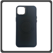 Θήκη Πλάτης - Back Cover, Silicone Σιλικόνη Liquid Magnetic Skin Protection Case Black Μαύρο For iPhone 11