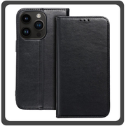 Θήκη Book, Δερματίνη Leather Print Wallet Case Black Μαύρο For iPhone 11 Pro