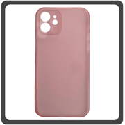 Θήκη Πλάτης - Back Cover, Silicone Σιλικόνη Ultra Thin Feather Case Pink Ροζ For iPhone 11