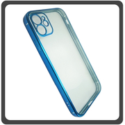 Θήκη Πλάτης - Back Cover, Silicone Σιλικόνη TPU-Rimmed Acrylic Protective Case Blue Μπλε For iPhone 11