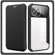 Θήκη Book, Δερματίνη Magnetic Leather Case Black Μαύρο For iPhone 11