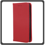 Θήκη Book, Δερματίνη Leather Print Wallet Case Red Κόκκινο For iPhone 11