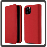 Θήκη Book, Δερματίνη Leather Print Wallet Case Red Κόκκινο For iPhone 11 Pro