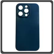 Θήκη Πλάτης - Back Cover, Silicone Σιλικόνη Ultra Thin Feather PP Case Dark Blue Μπλε For iPhone 14 Pro Max