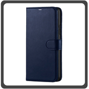 Θήκη Book, Δερματίνη Leather Flap Wallet Case with Clasp Dark Blue Μπλε For iPhone 14 Pro Max