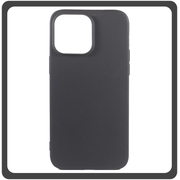 Θήκη Πλάτης - Back Cover, Silicone Σιλικόνη High Quality Liquid TPU Soft Protective Case 2.0mm Black Μαύρο For iPhone 14 Pro