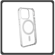 Θήκη Πλάτης - Back Cover, Silicone Σιλικόνη Fine Hole TPU Magnetic Case Transparent Διάφανο For iPhone 12​​