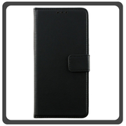 Θήκη Book, Δερματίνη Leather Flap Wallet Case with Clasp Black Μαύρο For iPhone 14 Pro