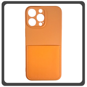 θήκη-πλάτης-back-cover-silicone-σιλικόνη-liquid-inserted-tpu-protective-case-orange-πορτοκαλί-for-iphone-13-pro