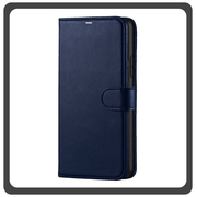Θήκη Book, Leather Δερματίνη Flap Wallet Case with Clasp Dark Blue Μπλε For iPhone 13 Pro Max