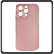 Θήκη Πλάτης - Back Cover, Silicone Σιλικόνη Ultra Thin Feather Case Pink Ροζ For iPhone 13 Pro Max