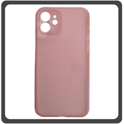 Θήκη Πλάτης - Back Cover, Silicone Σιλικόνη Ultra Thin Feather Case Pink Ροζ For iPhone 12