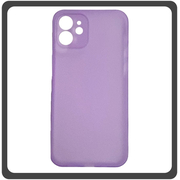 Θήκη Πλάτης - Back Cover, Silicone Σιλικόνη Ultra Thin Feather Case Purple Μωβ For iPhone 12