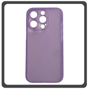 Θήκη Πλάτης - Back Cover, Silicone Σιλικόνη Ultra Thin Feather PP Case Purple Μωβ For iPhone 13 Pro