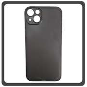 Θήκη Πλάτης - Back Cover, Silicone Σιλικόνη Ultra Thin Feather PP Case Black Μαύρο For iPhone 13 Mini