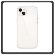 Θήκη Πλάτης - Back Cover, Silicone Σιλικόνη Fine Hole TPU Magnetic Case Transparent Διάφανο For iPhone 13