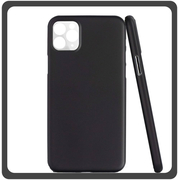 Θήκη Πλάτης - Back Cover Silicone Σιλικόνη Ultra Thin Feather PP Case Black Μαύρο For iPhone 11 Pro Max