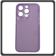 Θήκη Πλάτης - Back Cover Silicone Σιλικόνη Ultra Thin Feather PP Case Purple Μωβ For iPhone 11 Pro Max