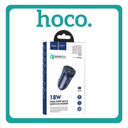 Hoco Car Charger Φορτιστής Αυτοκινήτου Blue Μπλε Z39 Συνολικής Έντασης 3A με Θύρες: 2xUSB