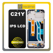 &Gamma;&nu;ή&sigma;&iota;&alpha; Original Realme C21Y (RMX3261, RMX3263) IPS LCD Display Screen Assembly &Omicron;&theta;ό&nu;&eta; + Touch Screen Digitizer &Mu;&eta;&chi;&alpha;&nu;&iota;&sigma;&mu;ό&sigmaf; &Alpha;&phi;ή&sigmaf; + Frame Bezel &Pi;&lambda;&alpha;ί&sigma;&iota;&omicron; &Sigma;&alpha;&sigma;ί Cross Black &Mu;&alpha;ύ&rho;&omicron; 4908747 (Service Pack By Realme)