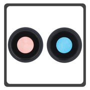 HQ OEM For Apple iPhone 15 (A3090, A2846) / iPhone 15 Plus (A3094, A2847) Main Camera Lens Τζαμάκι Κάμερας + Frame Bezel Πλαίσιο Black Μαύρο (Premum A+)