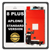 HQ OEM &Sigma;&upsilon;&mu;&beta;&alpha;&tau;ό &Mu;&epsilon; Apple iPhone 8+, iPhone 8 Plus (A1864, A1897) APLONG Standard Version LCD Display Screen Assembly &Omicron;&theta;ό&nu;&eta; + Touch Screen Digitizer &Mu;&eta;&chi;&alpha;&nu;&iota;&sigma;&mu;ό&sigmaf; &Alpha;&phi;ή&sigmaf; White Ά&sigma;&pi;&rho;&omicron; (Premium A+) (Lifetime Warranty &Gamma;&iota;&alpha; &Sigma;&upsilon;&nu;&epsilon;&rho;&gamma;ά&tau;&epsilon;&sigmaf; B2B​)