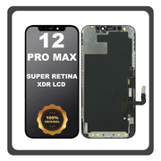 Γνήσια Original FOG For Apple iPhone 12 Pro Max, iPhone 12 ProMax (A2411, A2342) Super Retina XDR OLED LCD Display Screen Assembly Οθόνη + Touch Screen Digitizer Μηχανισμός Αφής Black Μαύρο (Lifetime Warranty Για Συνεργατες B2B​)