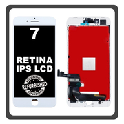 iPhone 7, iPhone7 (A1660, A1778) Retina IPS LCD Display Screen Assembly Οθόνη + Touch Screen Digitizer Μηχανισμός Αφής White Άσπρο (Ref By Apple) (Lifetime Warranty Για Συνεργάτες B2B​)