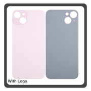 HQ OEM Συμβατό Με iPhone 15 Plus, iPhone 15+ (A3094, A2847) Aftermarket Rear Back Battery Cover with Camera Big Hole Πίσω Κάλυμμα Πλάτη Καπάκι Μπαταρίας Pink Ροζ (Premium A+)