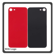 HQ OEM Συμβατό Με iPhone SE (2020) (A2275, A2296) Premium Aftermarket Rear Back Battery Cover with Camera Big Hole Πίσω Κάλυμμα Πλάτη Καπάκι Μπαταρίας Red Κόκκινο (Premium A+)