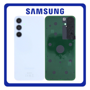 Γνήσια Original Samsung Galaxy A55 5G (SM-A556V, SM-A556B) Rear Back Battery Cover Πίσω Καπάκι Πλάτη Μπαταρίας + Camera Lens Τζαμάκι Κάμερας Iceblue Μπλε GH82-34284B (Service Pack By Samsung)