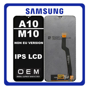 HQ OEM Συμβατό Με Samsung Galaxy A10 4G (SM-A105G), M10 4G (SM-M105M/DS) NON EU VERSION IPS LCD Display Screen Assembly Οθόνη + Touch Screen Digitizer Μηχανισμός Αφής Black Μαύρο (Premium A+​)