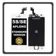 HQ OEM &Sigma;&upsilon;&mu;&beta;&alpha;&tau;ό &Mu;&epsilon; Apple iPhone 5s (A1453, A1457), iPhone SE (A1662, A1723) APLONG Standard Version LCD Display Screen Assembly &Omicron;&theta;ό&nu;&eta; + Touch Screen Digitizer &Mu;&eta;&chi;&alpha;&nu;&iota;&sigma;&mu;ό&sigmaf; &Alpha;&phi;ή&sigmaf; White Ά&sigma;&pi;&rho;&omicron; (Premium A+) (Lifetime Warranty &Gamma;&iota;&alpha; &Sigma;&upsilon;&nu;&epsilon;&rho;&gamma;ά&tau;&epsilon;&sigmaf; B2B​)