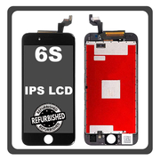iPhone 6S, iPhone6S (A1633, A1688) IPS LCD Display Screen Assembly Οθόνη + Touch Screen Digitizer Μηχανισμός Αφής Black Μαύρο (Ref By Apple) (Lifetime Warranty Για Συνεργάτες B2B​)