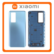 HQ OEM &Sigma;&upsilon;&mu;&beta;&alpha;&tau;ό &Mu;&epsilon; Xiaomi 12T 5G (22071212AG) / 12T Pro (22081212UG, 22081212G), Rear Back Battery Cover &Pi;ί&sigma;&omega; &Kappa;&alpha;&pi;ά&kappa;&iota; &Pi;&lambda;ά&tau;&eta; &Mu;&pi;&alpha;&tau;&alpha;&rho;ί&alpha;&sigmaf; Blue &Mu;&pi;&lambda;&epsilon; (Premium A+)