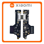 HQ OEM Συμβατό Με Xiaomi Redmi 12 4G (23053RN02A, 23053RN02Y​) USB Type-C Charging Dock Connector Flex Sub Board, Καλωδιοταινία Υπό Πλακέτα Φόρτισης + Microphone Μικρόφωνο (Premium A+)