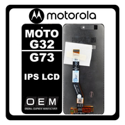 HQ OEM Συμβατό Με Motorola Moto G32 (XT2235-2, XT2235-3) / Motorola Moto G73, IPS LCD Display Screen Assembly Οθόνη + Touch Screen Digitizer Μηχανισμός Αφής Black Μαύρο (Premium A+)