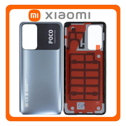HQ OEM Συμβατό Με Xiaomi Poco M4 Pro 5G, Poco M4Pro 5G (21091116AG, MZB0BGVIN), Rear Back Battery Cover Πίσω Καπάκι Πλάτη Μπαταρίας Power Black Μαύρο (Premium A+)
