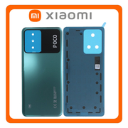 HQ OEM Συμβατό Με Xiaomi Poco X5 5G (22111317PG, 22111317PI) Rear Back Battery Cover Πίσω Καπάκι Πλάτη Μπαταρίας Green Πράσινο​ (Premium A+)