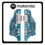 HQ OEM Συμβατό Με Motorola Moto G13, USB Type-C Charging Dock Connector Flex Sub Board, Καλωδιοταινία Υπό Πλακέτα Φόρτισης + Microphone Μικρόφωνο (Premium A+)